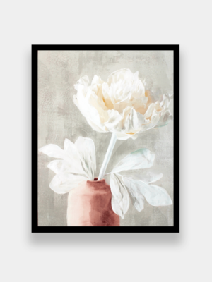 Julia Flower Framed Canvas Wall Art