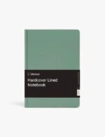 Green Hardcover Lined Notebook