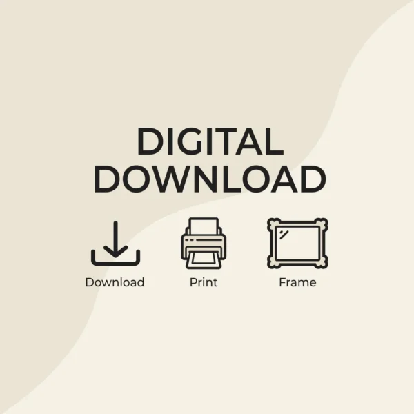 “Let’s Have Fun” Nursery Wall Art – Whimsical Elephant Print