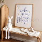 “Make Your Own Magic” Nursery Wall Art – Inspirational Quote Print