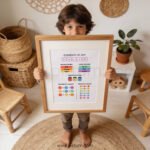 Elements of Art – Color Chart Wall Art for Kids | Educational Nursery Print
