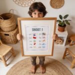 Short I Vowel Sound Poster | CVC Words Phonics Chart | Preschool Reading Wall Art