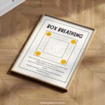 Box Breathing Poster | Calm Down Strategy for Kids | Mindfulness Classroom Wall Art
