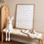 Star Pattern Nursery Wall Art | Neutral Baby Room Printable | Soft Pastel Nursery Decor