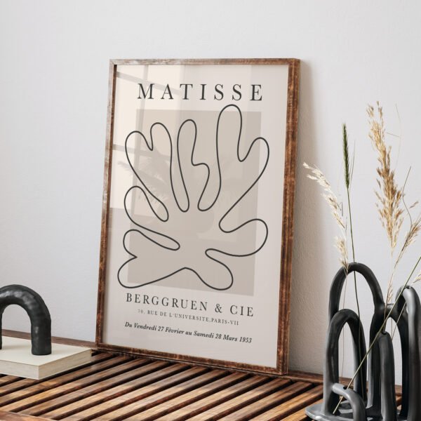 Modern Abstract Printable Wall Art - Matisse Style