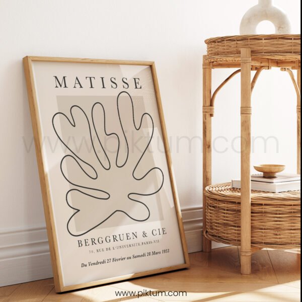 Modern Abstract Printable Wall Art - Matisse Style