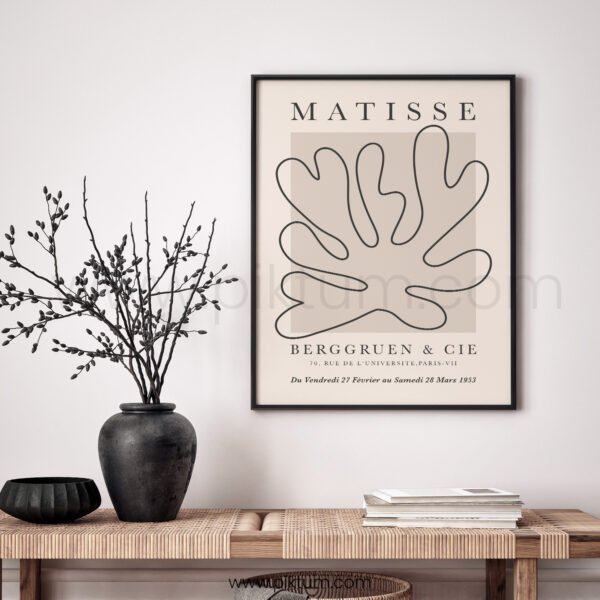 Modern Abstract Printable Wall Art - Matisse Style