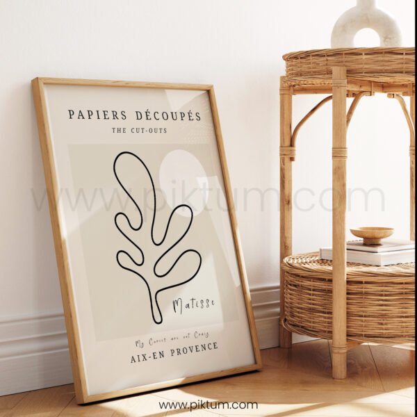 Minimalist Printable Wall Art - Matisse Inspired Cut-Outs