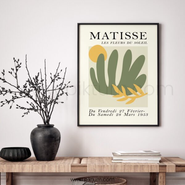 Matisse Inspired Printable Wall Art - Minimalist Decor