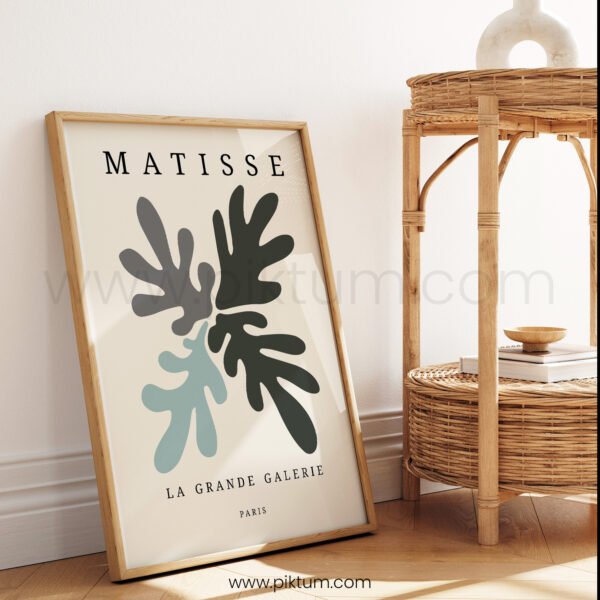 Modern Abstract Matisse Inspired Printable Wall Art