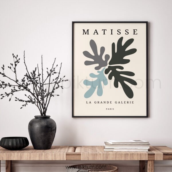 Modern Abstract Matisse Inspired Printable Wall Art