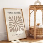 Elegant Minimalist Printable Wall Art - Papiers Découpés