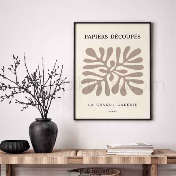 Elegant Minimalist Printable Wall Art - Papiers Découpés