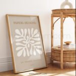 Minimalist Beige and White Printable Wall Art