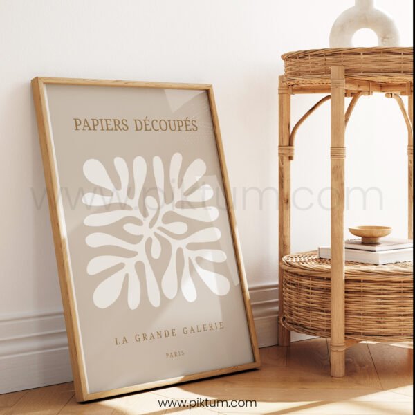 Minimalist Beige and White Printable Wall Art