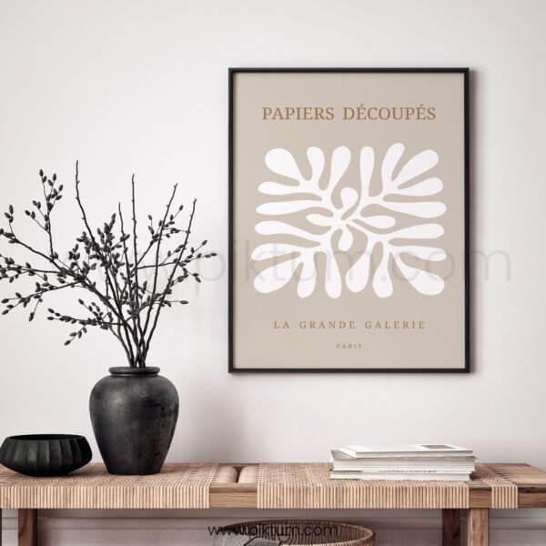 Minimalist Beige and White Printable Wall Art