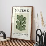 Matisse-Inspired Minimalist Leaf Art Printable Wall Decor