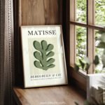 Matisse-Inspired Minimalist Leaf Art Printable Wall Decor