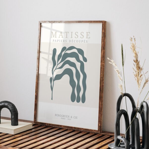 Modern Abstract Matisse Inspired Printable Wall Art