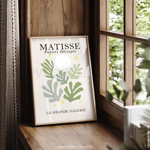 Modern Abstract Matisse Style Printable Wall Art