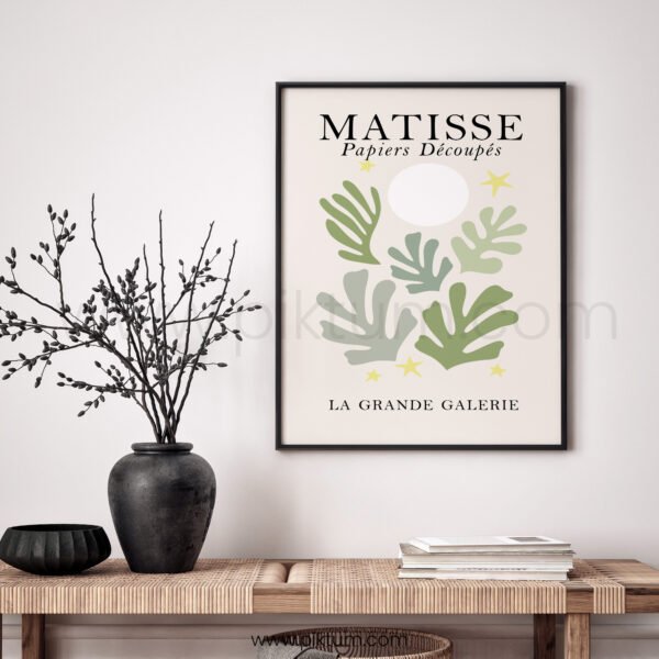 Modern Abstract Matisse Style Printable Wall Art