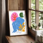 Abstract Printable Wall Art for Modern Interiors
