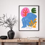 Abstract Printable Wall Art for Modern Interiors
