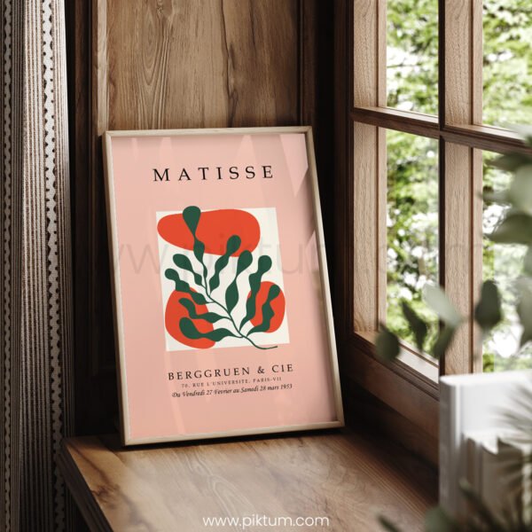 Modern Abstract Printable Wall Art - Matisse Inspired