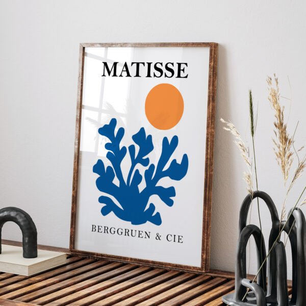 Modern Abstract Matisse Art Print - Printable Wall Decor