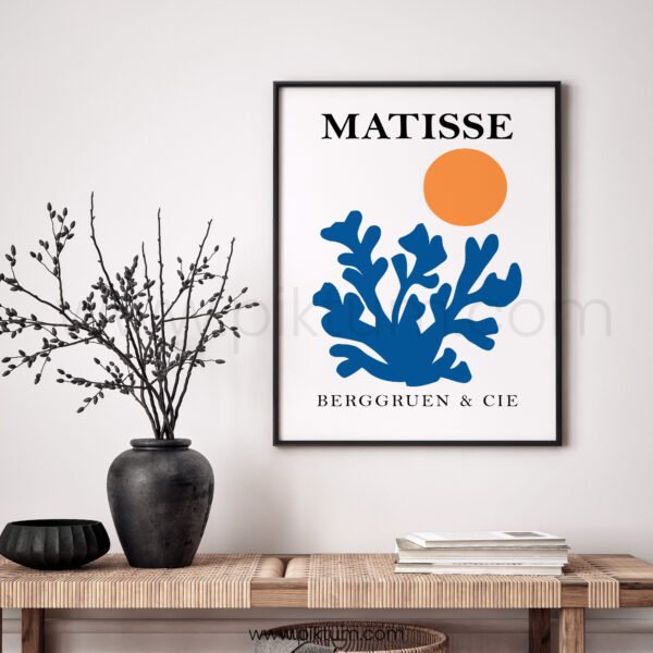 Modern Abstract Matisse Art Print - Printable Wall Decor