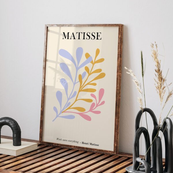 Matisse Inspired Modern Abstract Printable Wall Art
