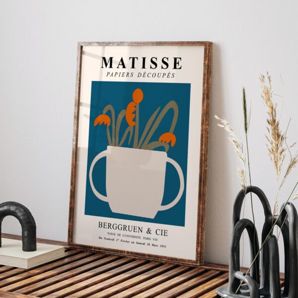 Modern Matisse Style Printable Wall Art for Home Decor