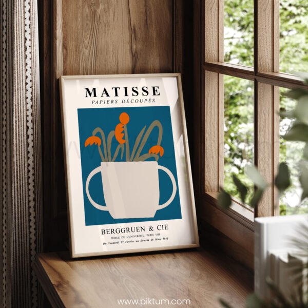Modern Matisse Style Printable Wall Art for Home Decor