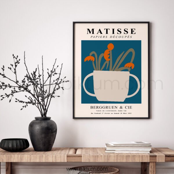 Modern Matisse Style Printable Wall Art for Home Decor