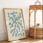 Abstract Blue Printable Wall Art for Modern Spaces