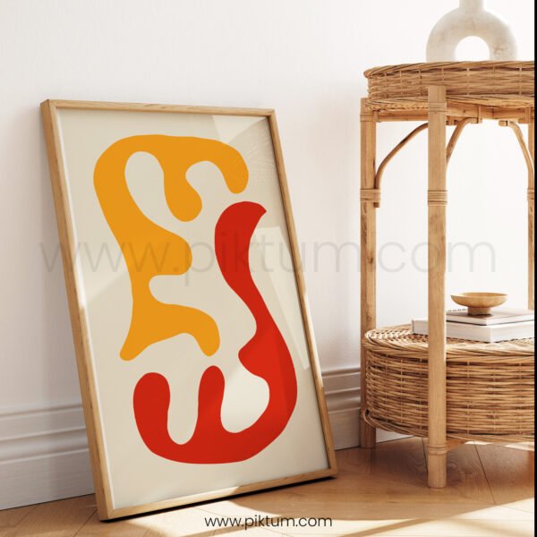 Vibrant Abstract Printable Wall Art - Modern Home Decor