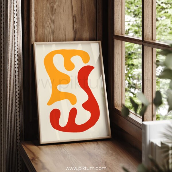 Vibrant Abstract Printable Wall Art - Modern Home Decor