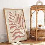 Minimalist Blush Botanical Printable Wall Art