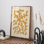 Modern Abstract Printable Wall Art - Organic Shapes
