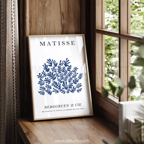 Matisse Inspired Modern Abstract Printable Wall Art