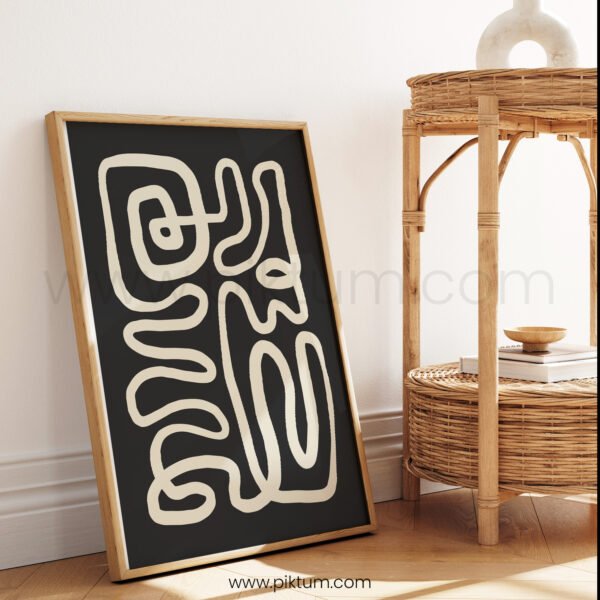 Abstract Printable Wall Art - Line Drawing