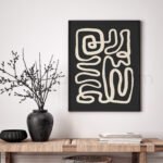 Abstract Printable Wall Art - Line Drawing