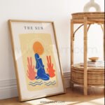 Minimalist Sun Art Print - Printable Wall Decor