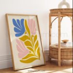 Printable Abstract Botanical Wall Art