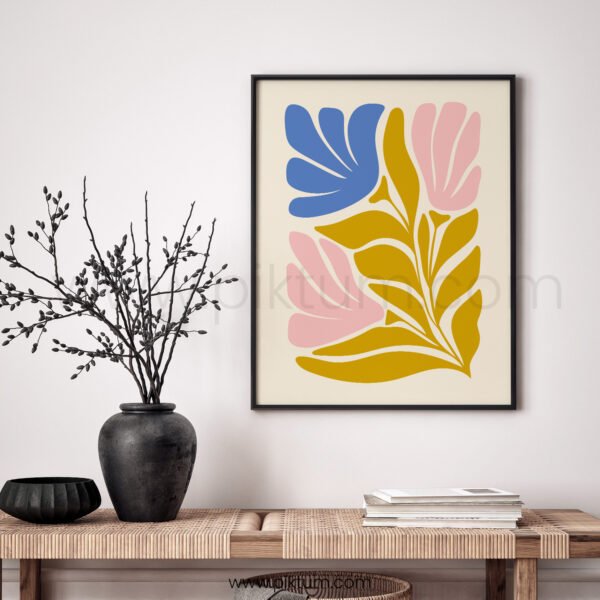 Printable Abstract Botanical Wall Art