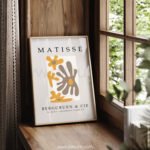 Elegant Abstract Matisse Printable Wall Art for Modern Living Rooms