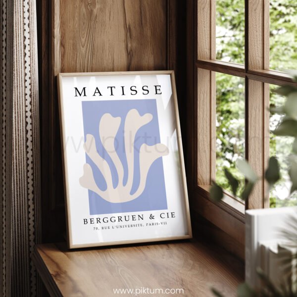 Modern Abstract Printable Wall Art - Matisse Inspired