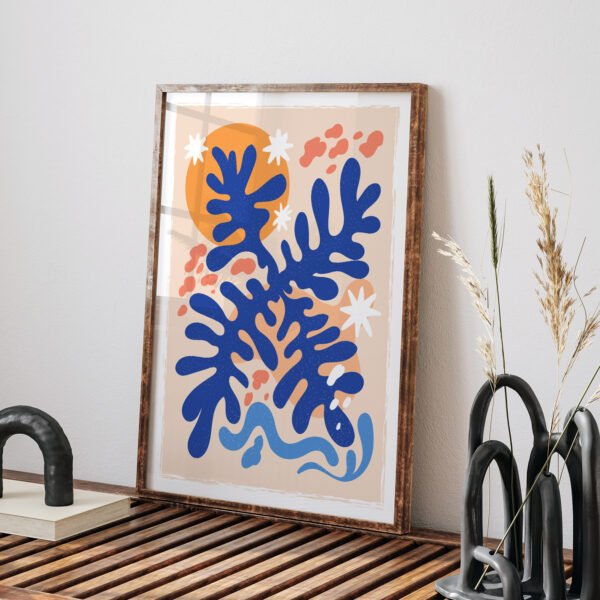 Abstract Printable Wall Art - Mid-Century Modern Style for Home Decor