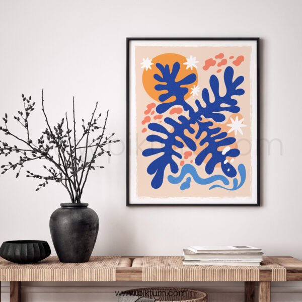 Abstract Printable Wall Art - Mid-Century Modern Style for Home Decor