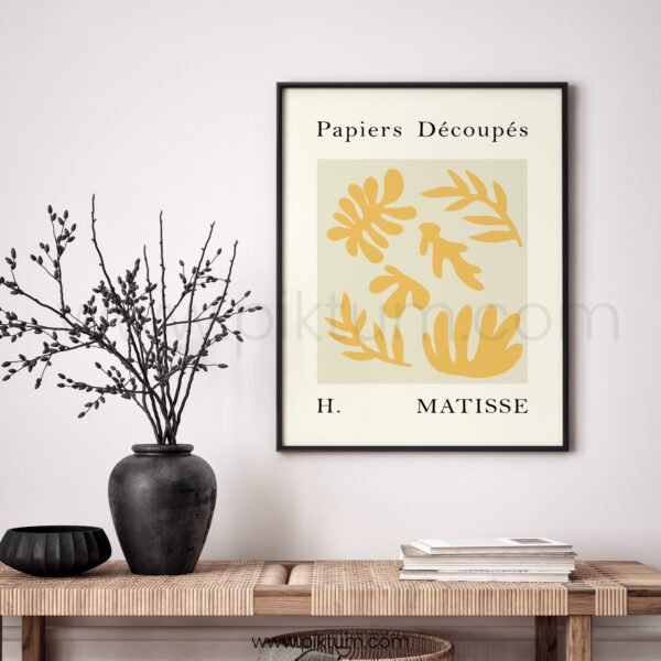 Modern Abstract Printable Wall Art - Matisse Inspired Design